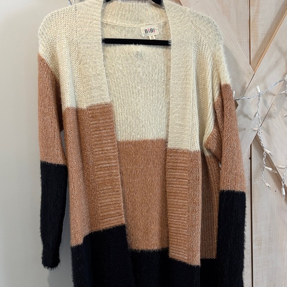 BiBi Multicolor Open Front Cardigan - Picture 4 of 4